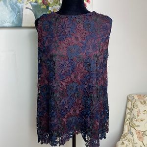 NWT Charter Club flower top